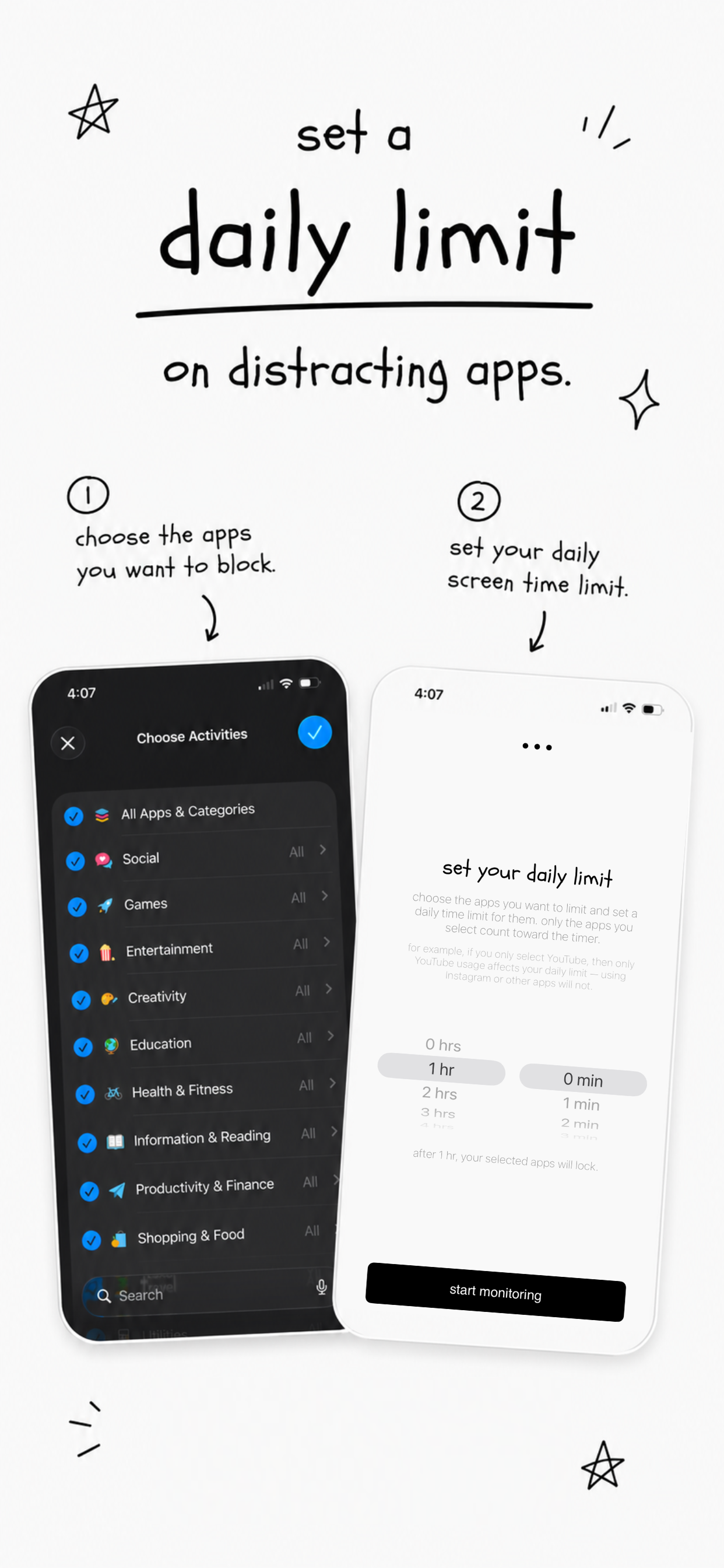 Set your daily limit