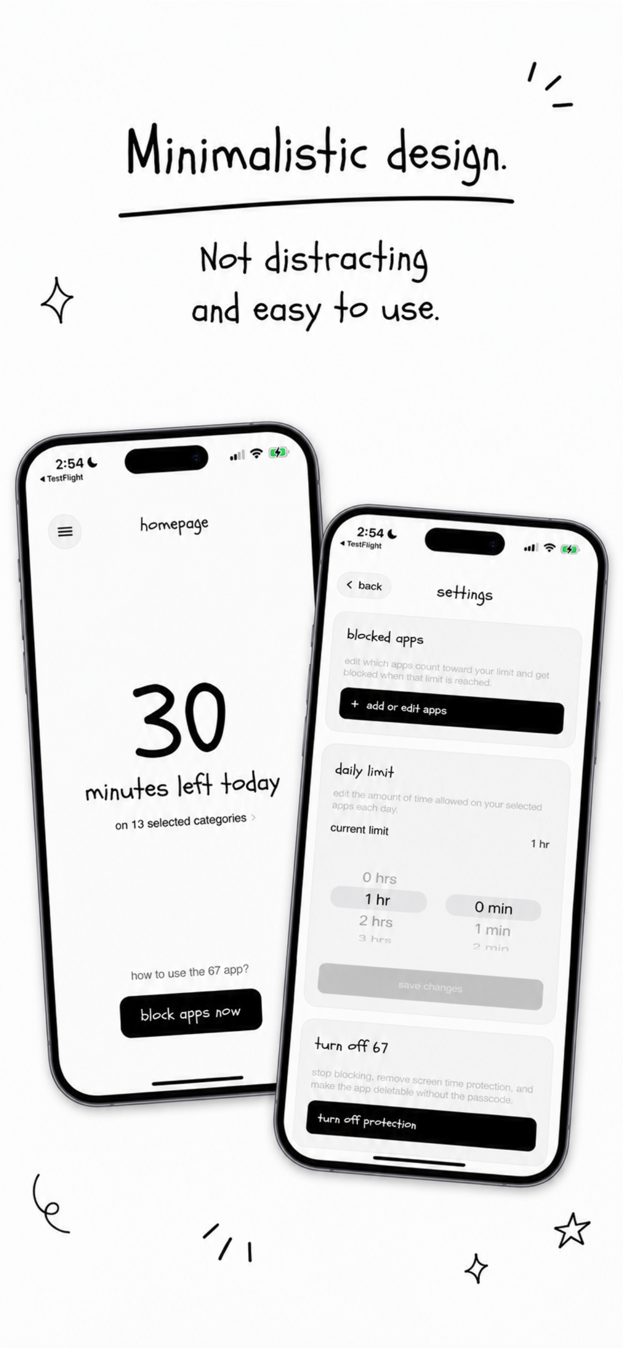 Minimalistic design